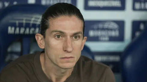 RJ – RIO DE JANEIRO – 21/01/2026 – CARIOCA 2026, FLAMENGO X VASCO – Filipe Luis tecnico do Flamengo durante partida contra o Vasco no estadio Maracana pelo campeonato Carioca 2026. Foto: Thiago Ribeiro/AGIF