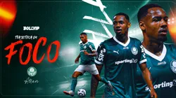 Allan em ação pelo Palmeiras em partida no Allianz Parque – Fotos: Ettore Chiereguini/AGIF e Fábio Giannelli/AGIF