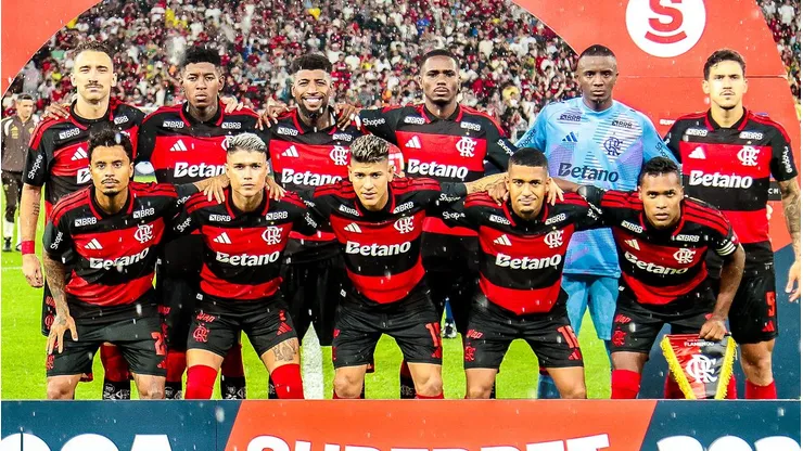 Equipe rubro-negra. Foto: Gilvan de Souza/Flamengo