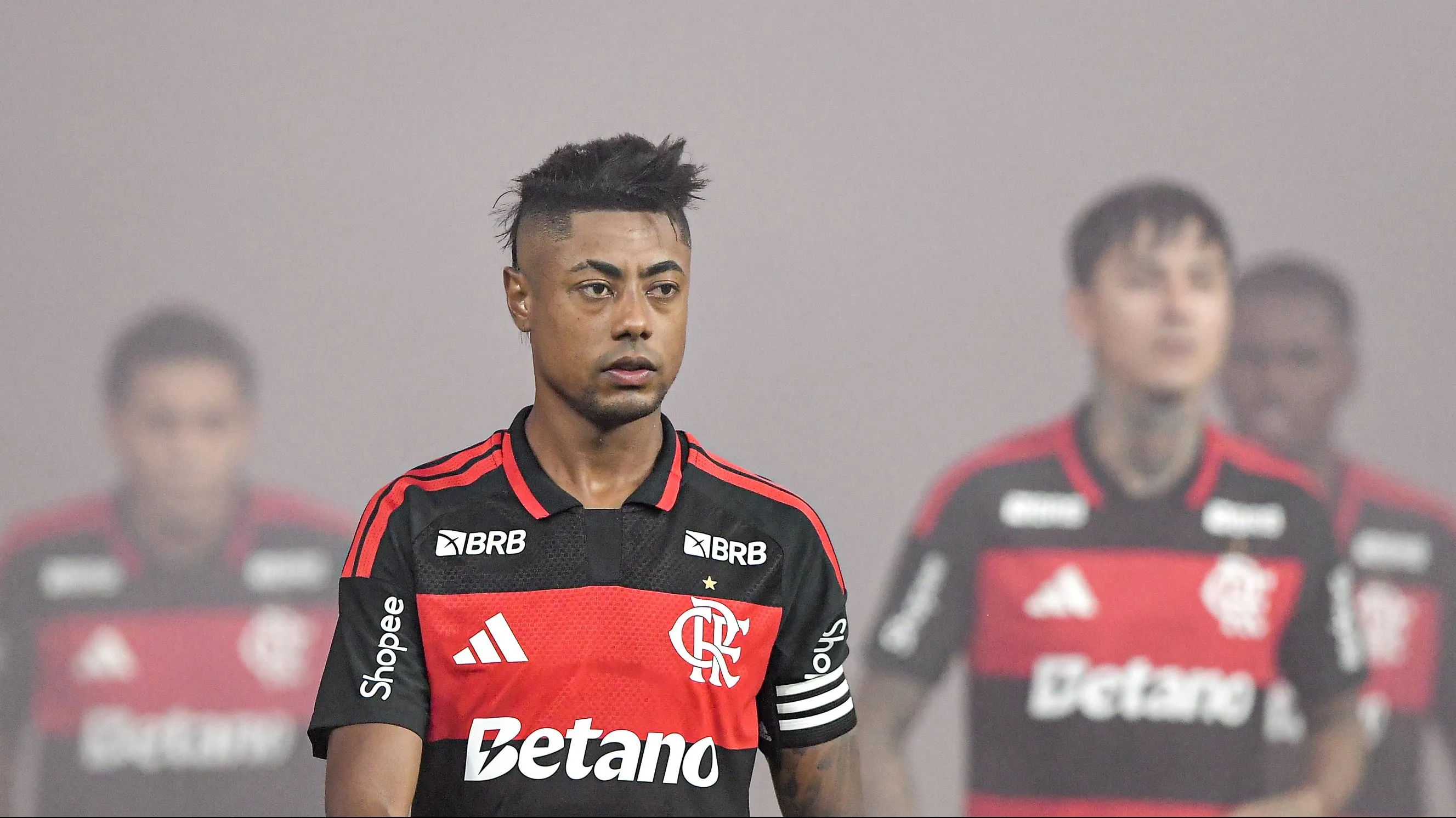 Flamengo em campo no Maracanã. Foto: Thiago Ribeiro/AGIF