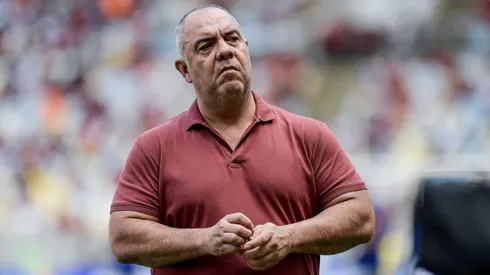 RJ – RIO DE JANEIRO – 30/03/2024 – CARIOCA 2024, NOVA IGUACU X FLAMENGO FINAL – Marcos Braz dirigente do Flamengo durante partida contra o Nova Iguacu no estadio Maracana pelo campeonato Carioca 2024. Foto: Thiago Ribeiro/AGIF