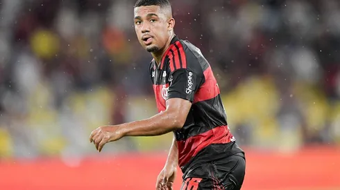 Samuel Lino (Flamengo) durante jogo contra o Fluminense, no dia 25.01.2026. Foto: Thiago Ribeiro/AGIF