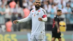 Gabigol (Santos) durante jogo contra o Bragantino, no dia 25.01.2026. Foto: SPP Sport Press Photo. /Alamy Live News