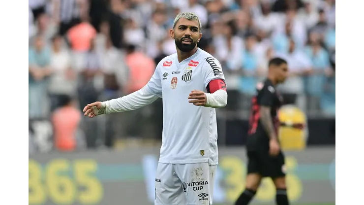 Gabigol (Santos) durante jogo contra o Bragantino, no dia 25.01.2026. Foto: SPP Sport Press Photo. /Alamy Live News