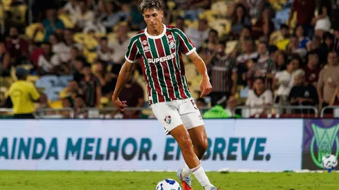 Facundo Bernal (Fluminense) durante jogo contra o Ceará, no Brasileirão 2025. Foto: Cleberson Vieira/Eurasia Sport Images)