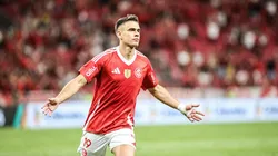 Rafael Borré (Internacional) durante jogo contra o Inter Santa Maria, no dia 21.01.2026. Foto: Gabriel Haesbaert/Alamy Live News