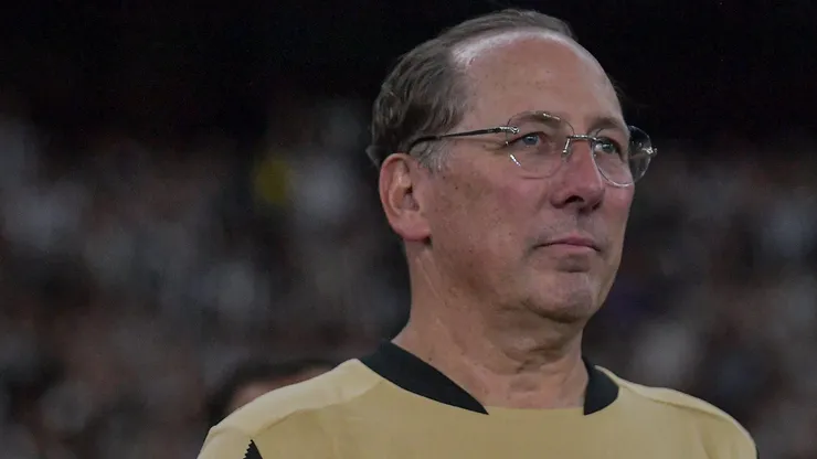John Charles Textor CEO do Botafogo durante partida contra o Vasco no estadio Engenhao pelo campeonato Copa Do Brasil 2025.