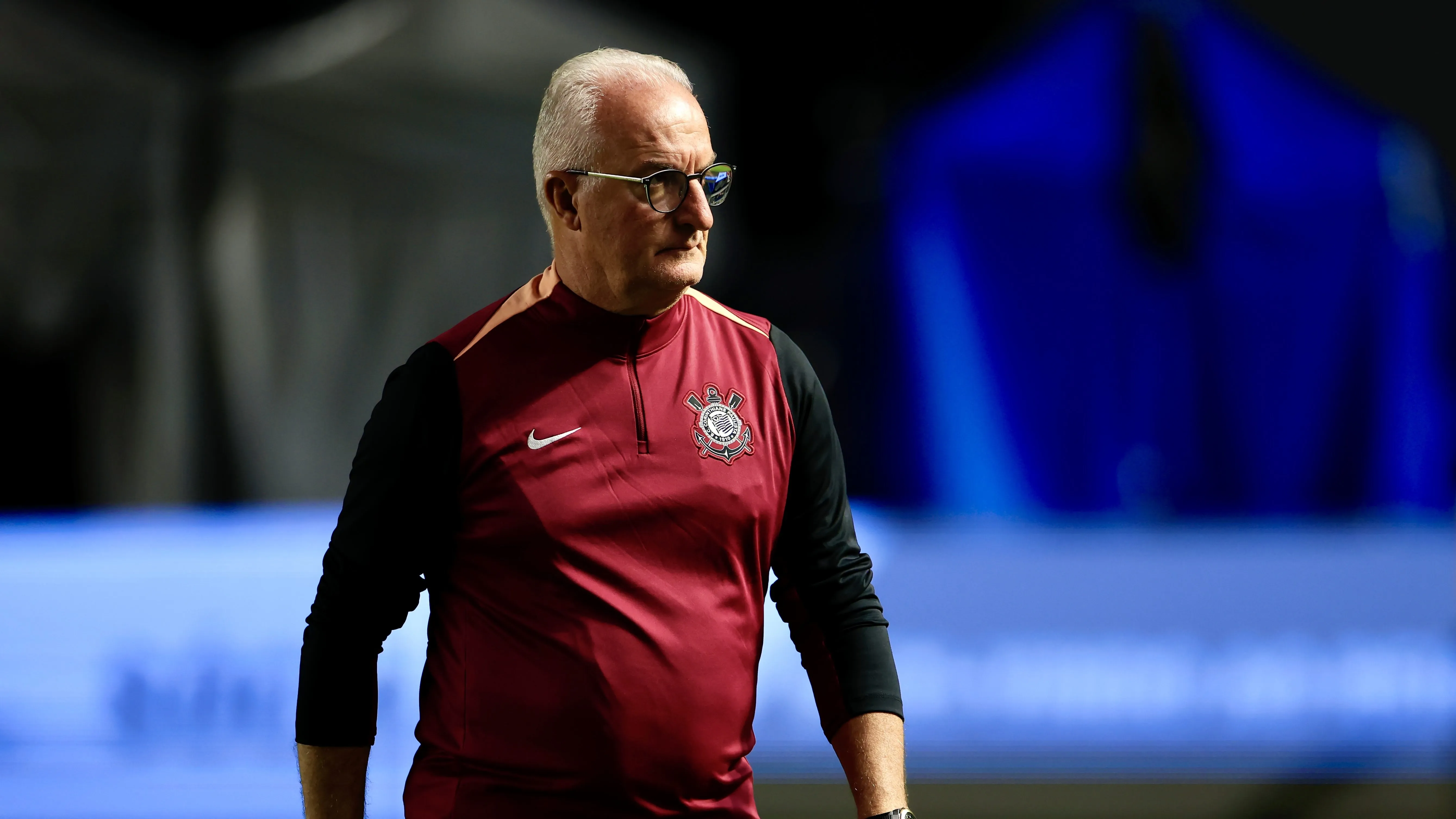 Dorival está preocupado com a posição do Timão no Paulistão –  Foto: Marcello Zambrana/AGIF