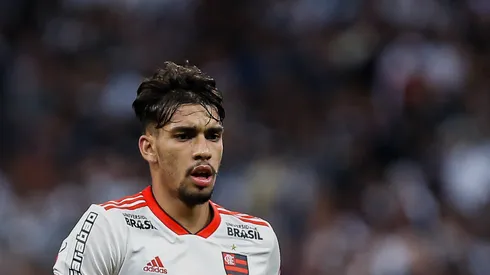 SP – Sao Paulo – 05/10/2018 – Brasileiro A 2018, Corinthians x Flamengo – Lucas Paqueta jogador do Flamengo durante partida contra o Corinthians no estadio Arena Corinthians pelo campeonato Brasileiro A 2018. Foto: Marcello Zambrana/AGIF