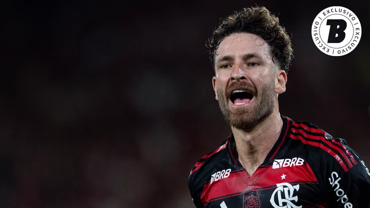 RJ - RIO DE JANEIRO - 09/11/2025 - BRASILEIRO A 2025, FLAMENGO X SANTOS - Leo Pereira jogador do Flamengo durante partida contra o Santos no estadio Maracana pelo campeonato Brasileiro A 2025. Foto: Thiago Ribeiro/AGIF