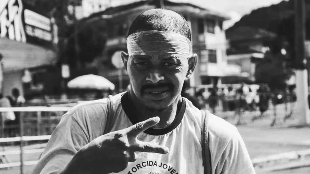 ‘Acarajé’, torcedor do Santos que faleceu no último domingo (25) em Itaquera. Foto: Arquivo Pessoal