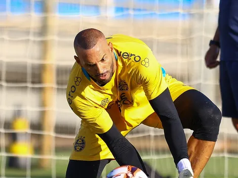 Goleiro Weverton tem a confiança nos bastidores do Grêmio