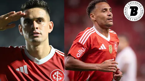 Borré e Alan Patrick são as principais referências do time gaúcho – Fotos: Jota Erre/AGIF e Maxi Franzoi/AGIF