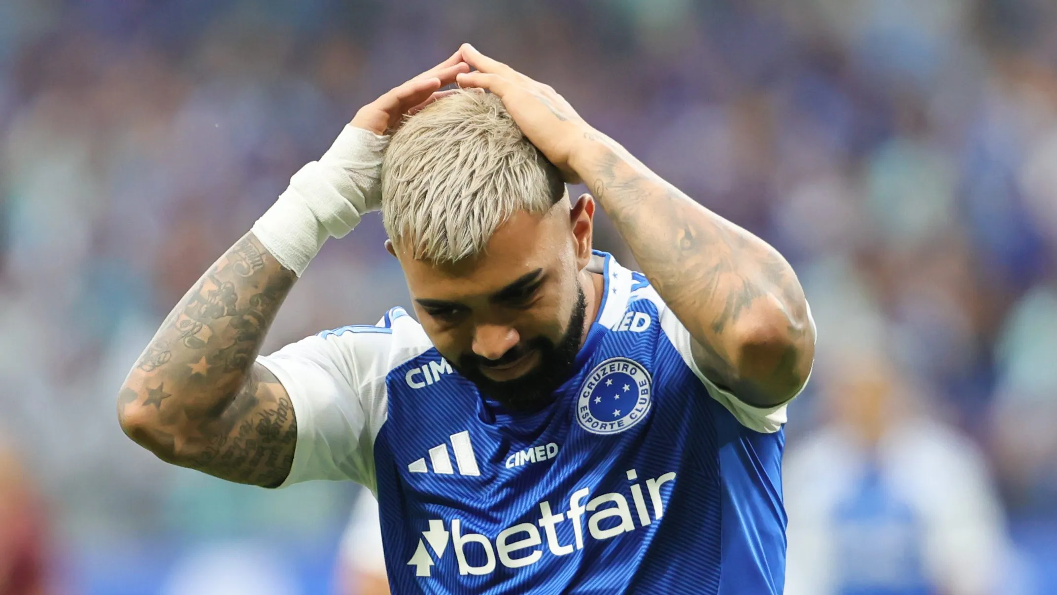 Gabigol no Cruzeiro. Foto: Gilson Lobo/AGIF