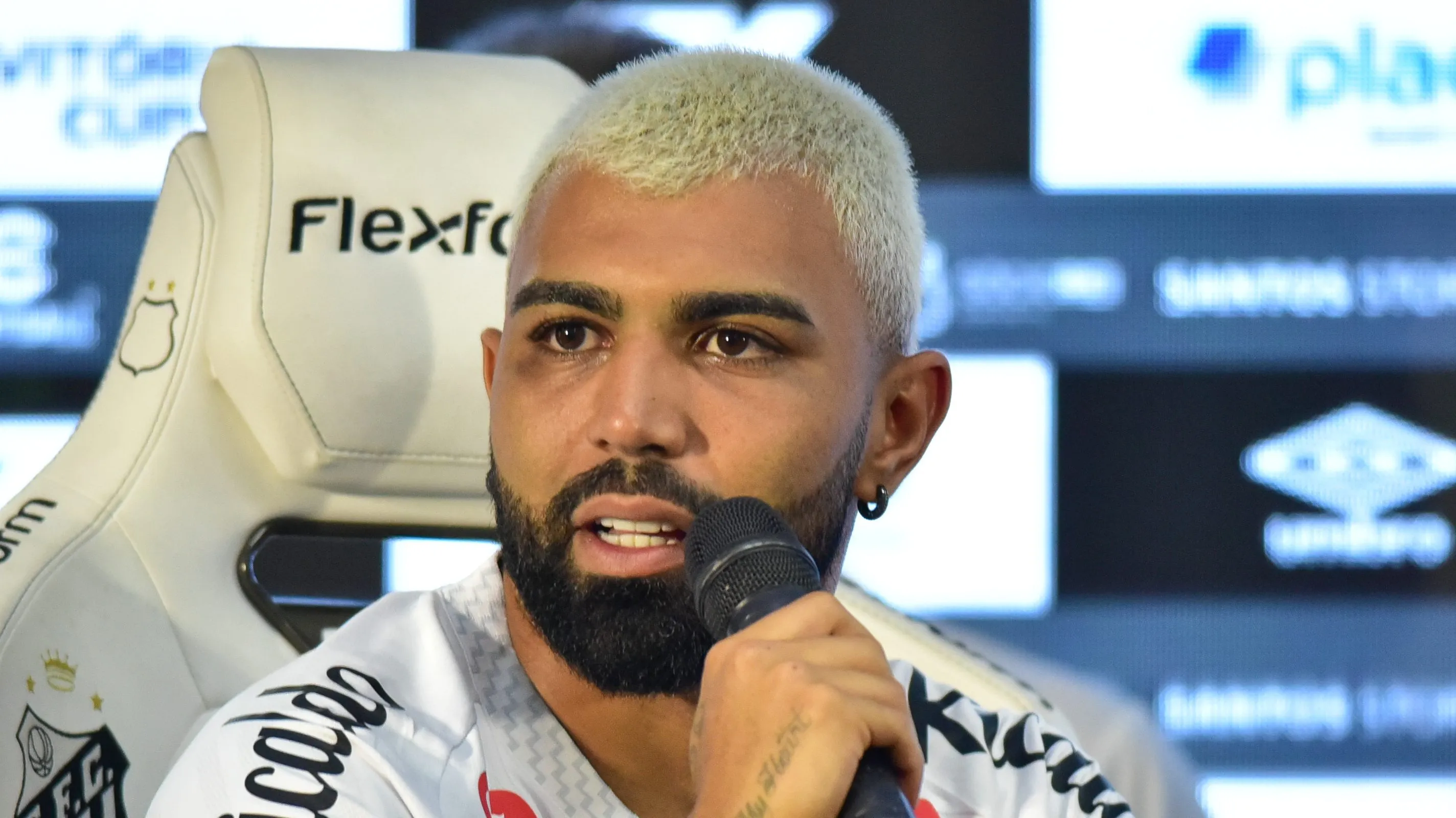 Gabigol no Santos Foto: Jota Erre/AGIF