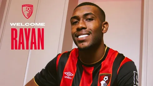 Rayan é anunciado na Inglaterra. Foto: Divulgação Bournemouth