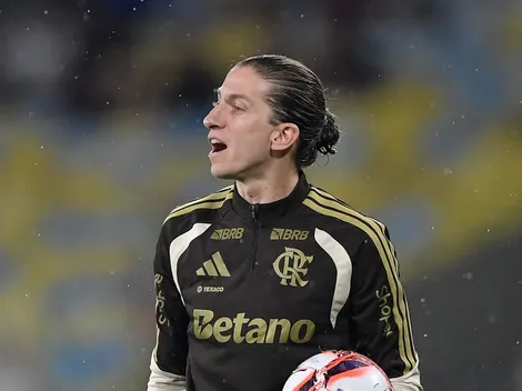 Filipe Luís barra Pedro da escalação do Flamengo
