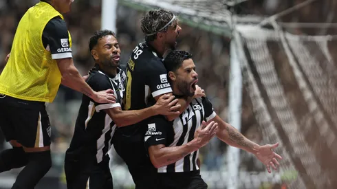 Hulk jogador do Atletico comemora seu gol durante partida contra o Cruzeiro no estadio Arena MRV pelo campeonato Mineiro 2026. Foto: Gilson Lobo/AGIF