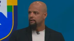 Felipe Melo, comentarista da Sport TV em programa esportivo (Foto: Reprodução / Sport TV)