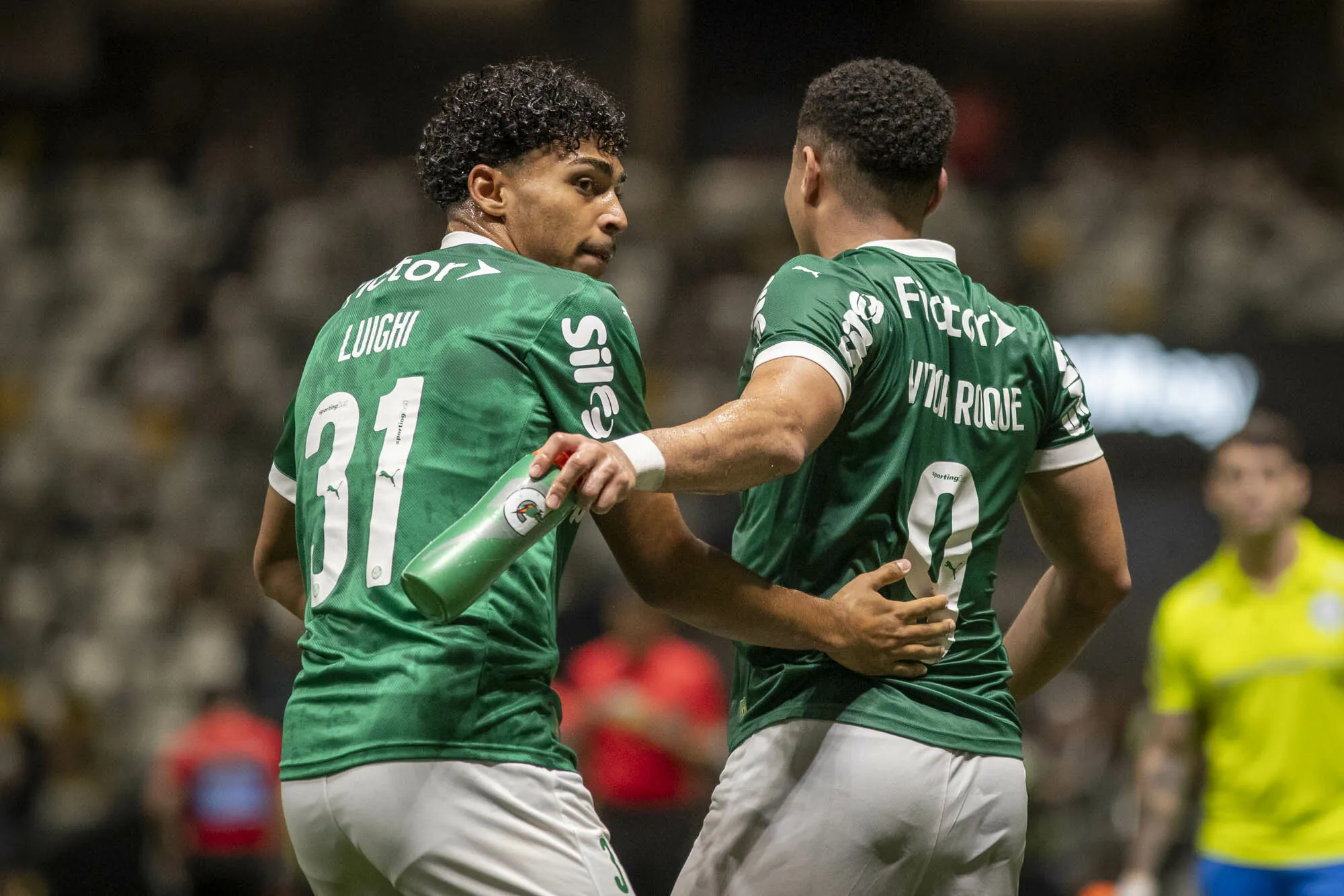 No último encontro em BH, o Palmeiras venceu o Galo por 3 a 0. Foto: Fernando Moreno/AGIF