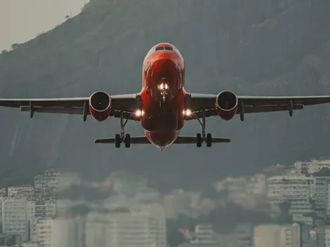 Avião do Flamengo sofre com fortes chuvas em São Paulo