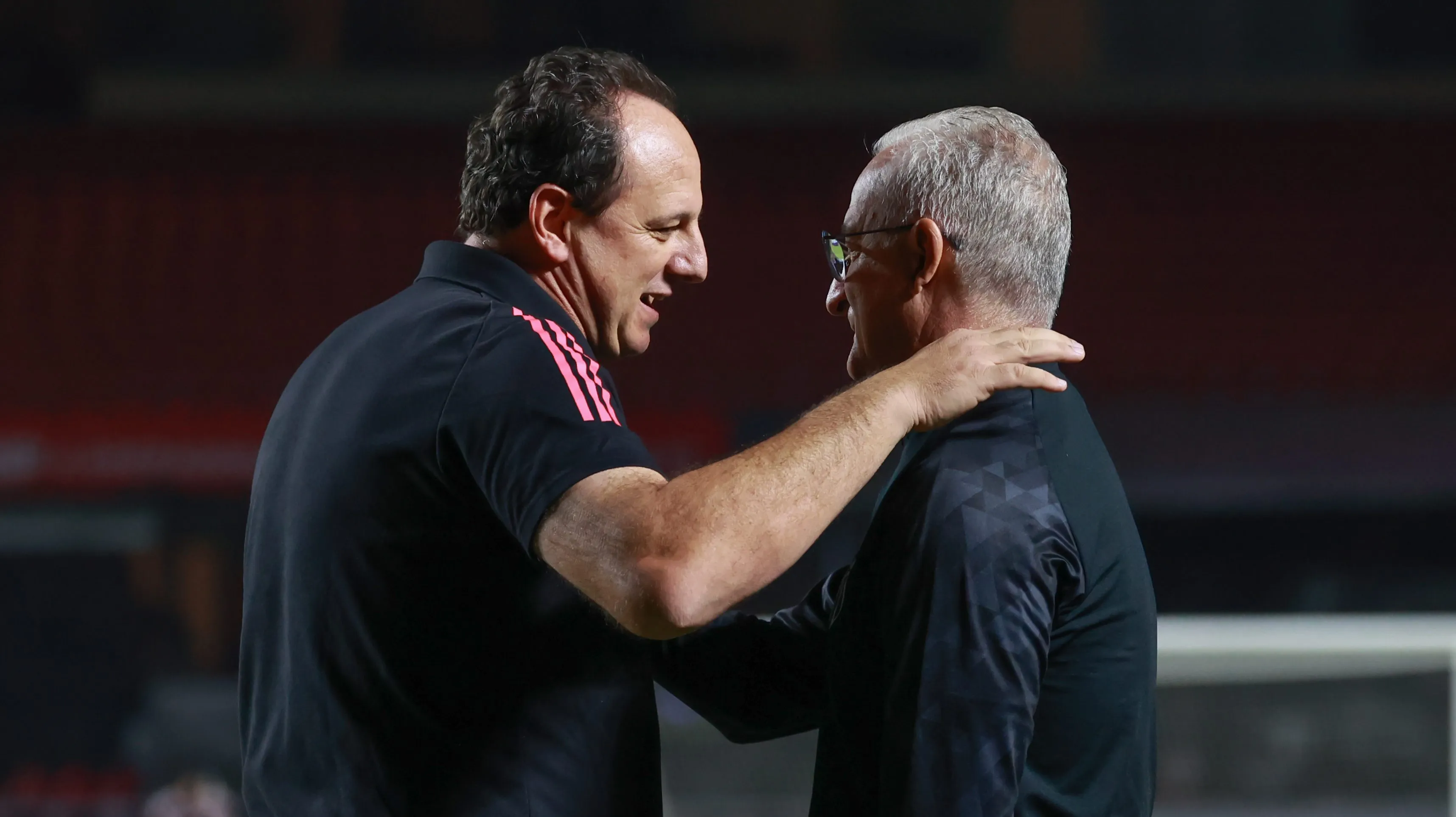 Rogério Ceni e Dorival Júnior. Foto: Marcello Zambrana/AGIF