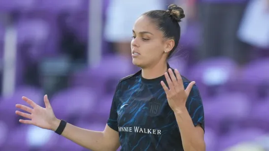 Gabi Portilho, jogador do Gotham FC, em campo