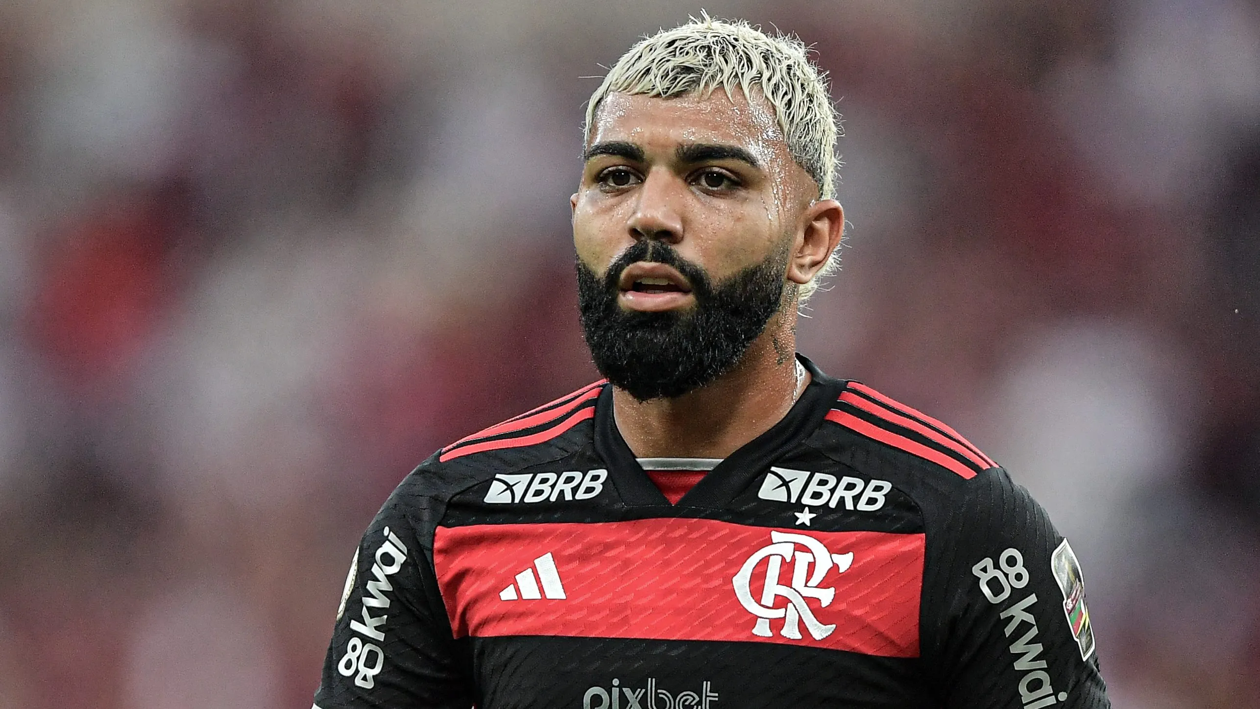 Gabigol em campo pelo Flamengo. Foto: Thiago Ribeiro/AGIF