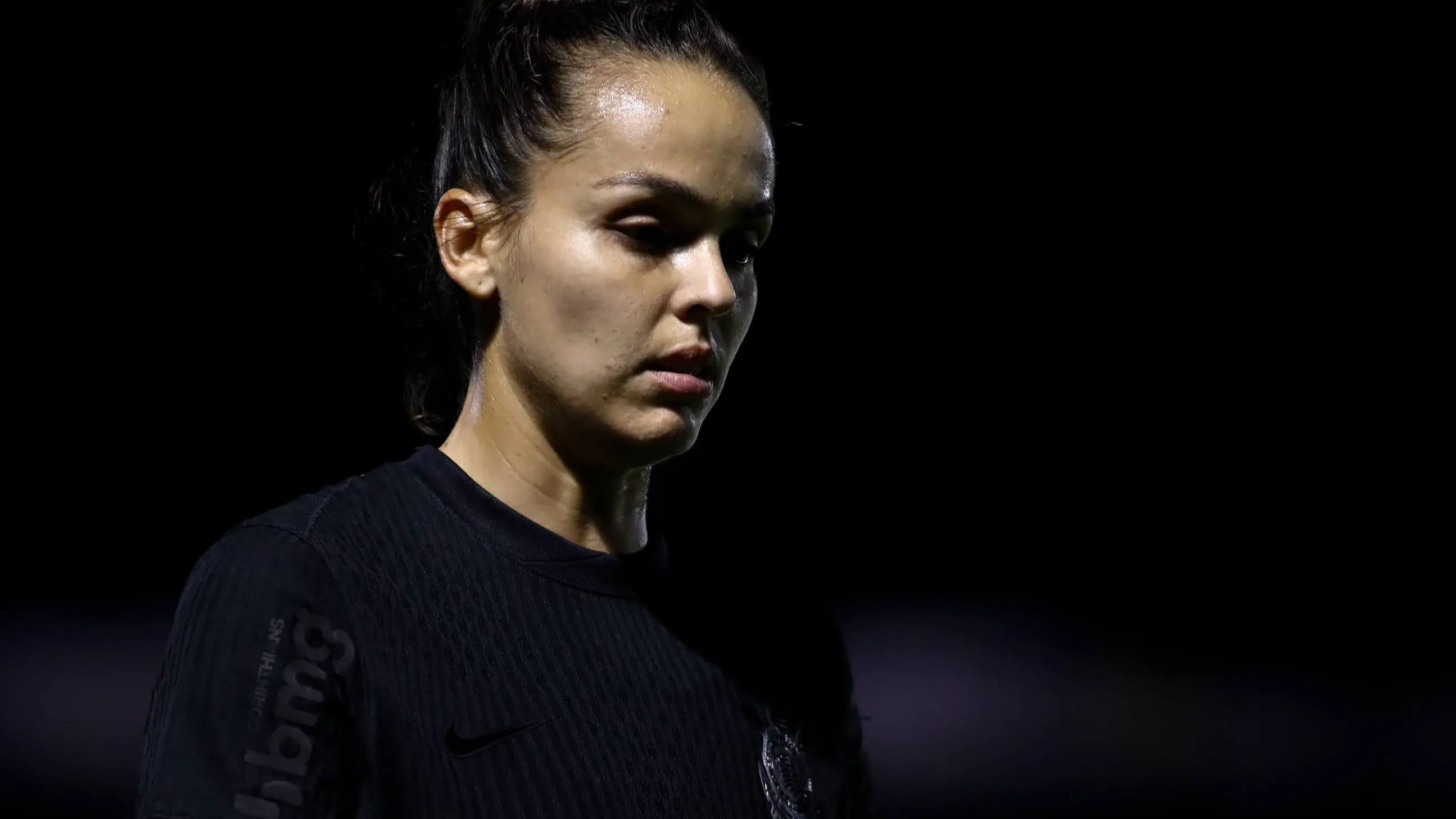Gabi Portilho com o uniforme do Corinthians