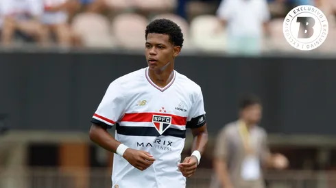 Paulinho em ação na copinha – Foto: Miguel Schincariol / São Paulo FC