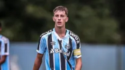 O volante Bernardo Zortéa em ação pelo Grêmio (Morgana Schuh/Grêmio FBPA)