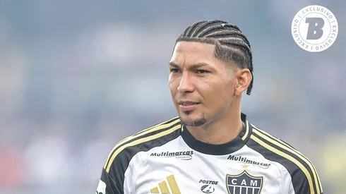 Rony jogador do Atlético-MG durante partida contra o Vasco no estadio Sao Januario pelo campeonato Brasileiro A 2025.