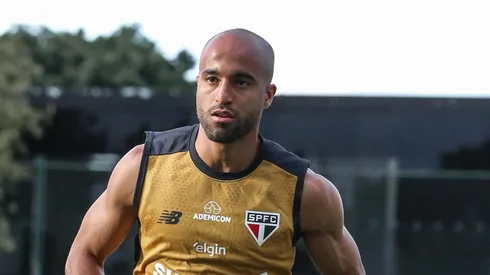 Lucas durante treino neste mês de janeiro