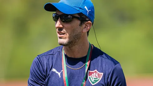 Zubeldía em treino no CT Carlos Catilho – FOTOS: MARINA GARCIA / FLUMINENSE F.C.