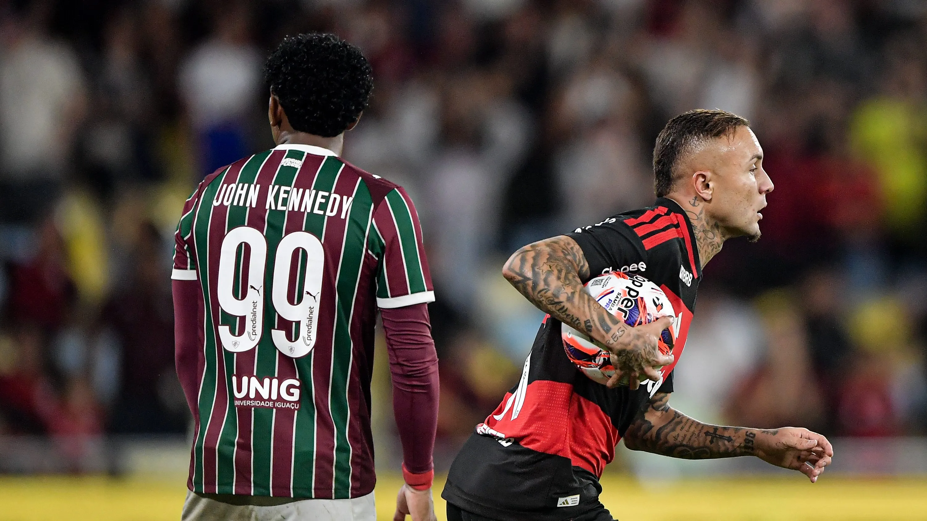 Flamengo e Fluminense no Carioca. Foto: Thiago Ribeiro/AGIF