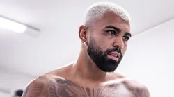 Gabigol durante treinamento no CT Rei Pelé