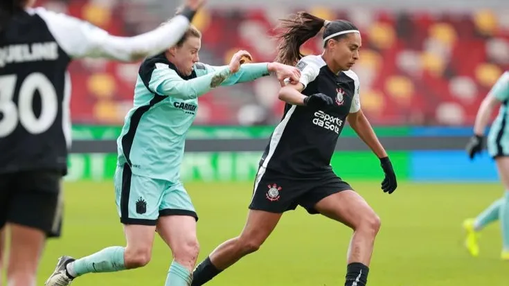 Andressa Alves, jogadora do Corinthians, em campo