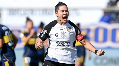 Gabi Zanotti anotou o gol da vitória das Brabas – Foto: Staff Images Woman/ CONMEBOL