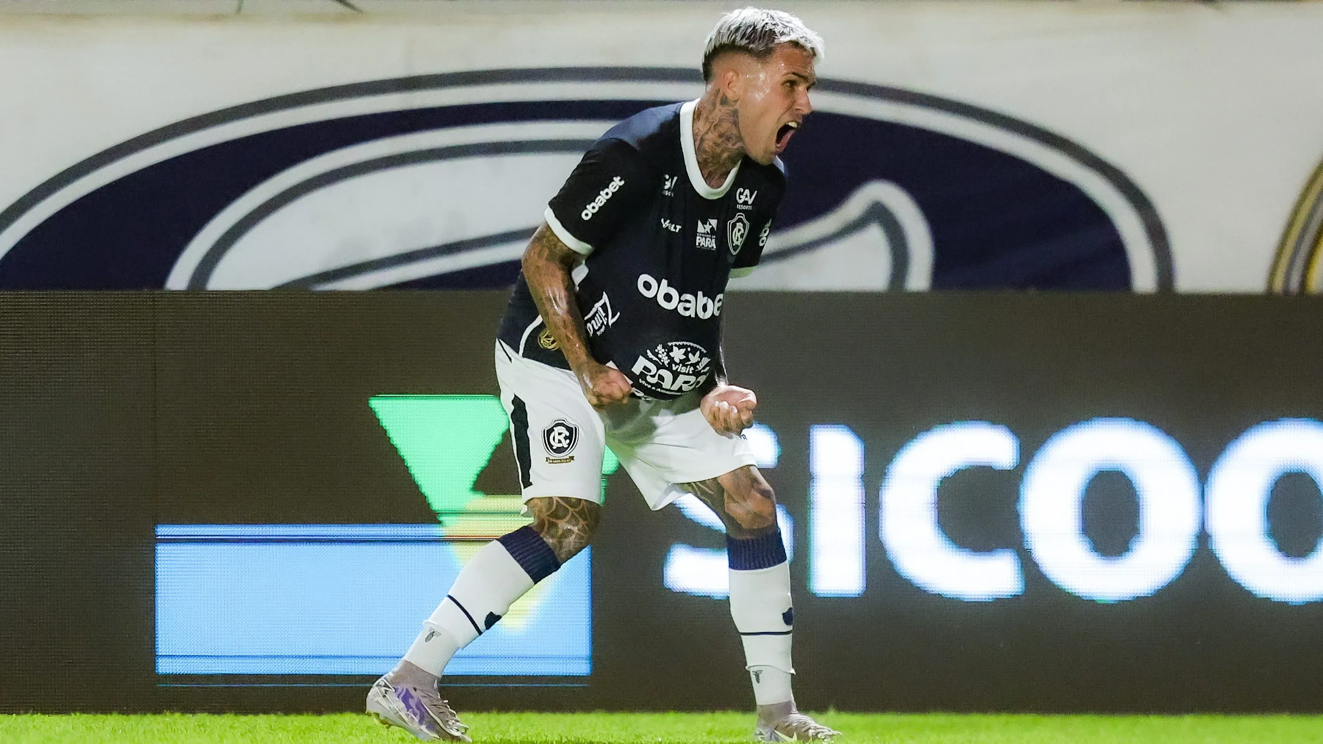 Diego Hernández brilhou com a camisa do Remo em 2025 - Foto: Fernando Torres/AGIF.
