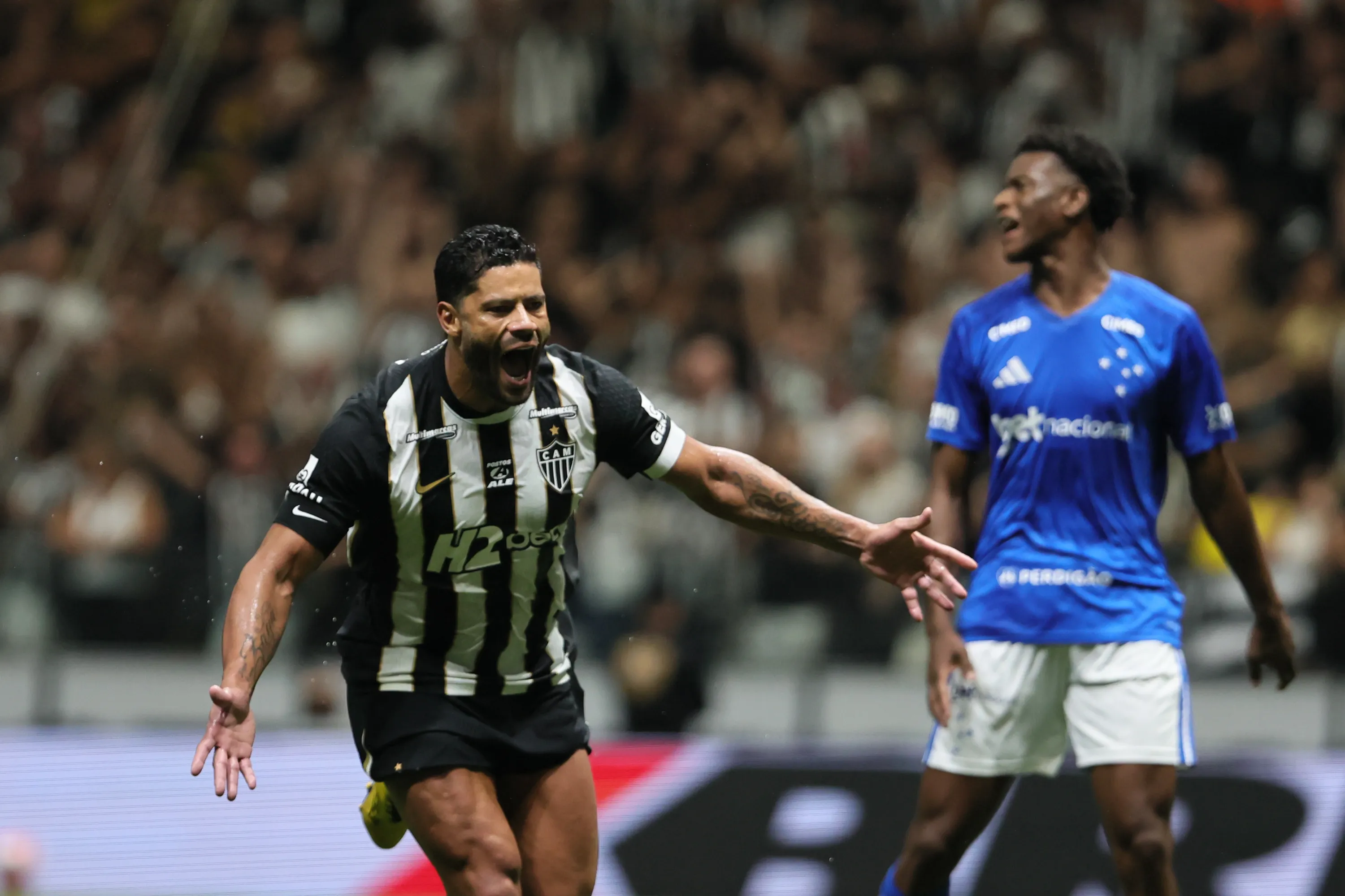 Atlético-MG venceu o Cruzeiro pelo Campeonato Mineiro. Foto: Gilson Lobo/AGIF