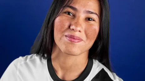 Vanessa Arce em anúncio do Vasco