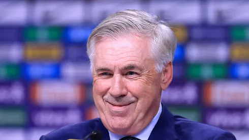 Ancelotti durante coletiva na sede da CBF.