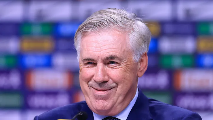 Ancelotti durante coletiva na sede da CBF.
