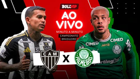 Atlético-MG x Palmeiras é transmitido ao vivo pelo Bolavip Brasil. Fotos: Fernando Moreno e Fabio Giannelli – AGIF