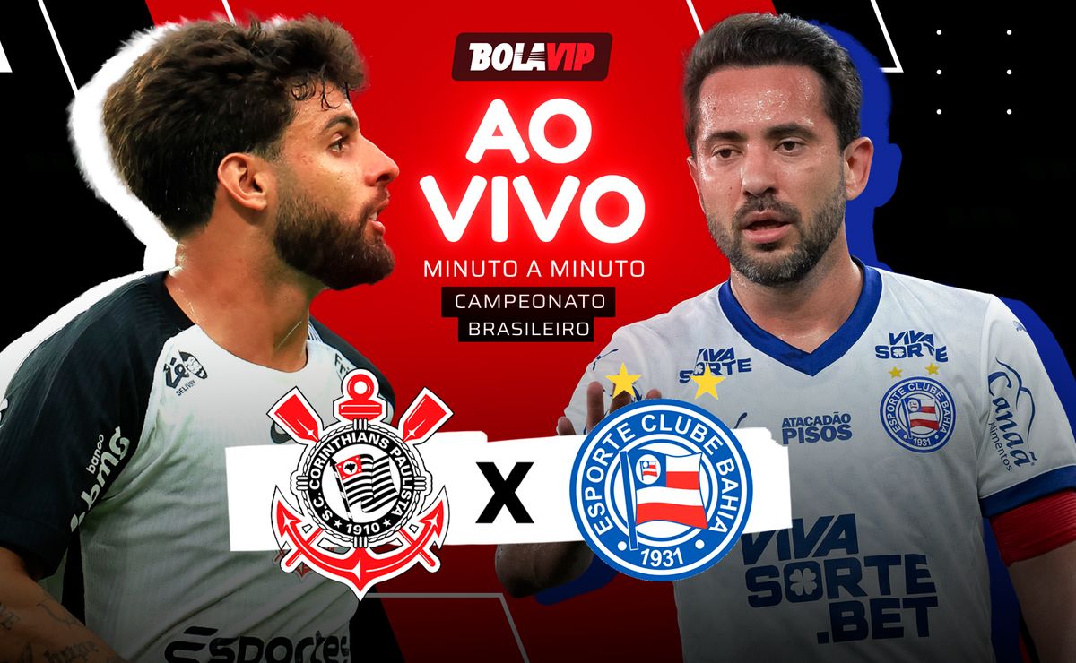 Corinthians x Bahia AO VIVO – Pré jogo em andamento pelo Brasileirão Betano