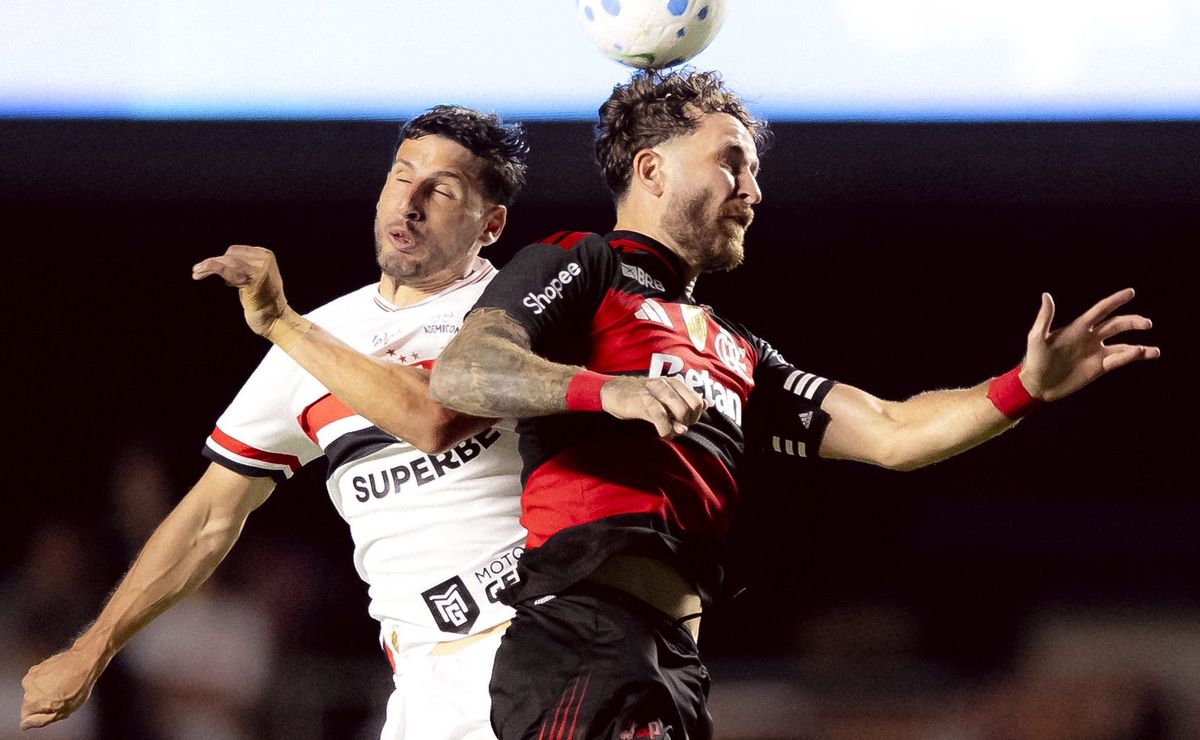 Notas e desempenho: como foram os jogadores de Flamengo e São Paulo na primeira rodada do Brasileirão