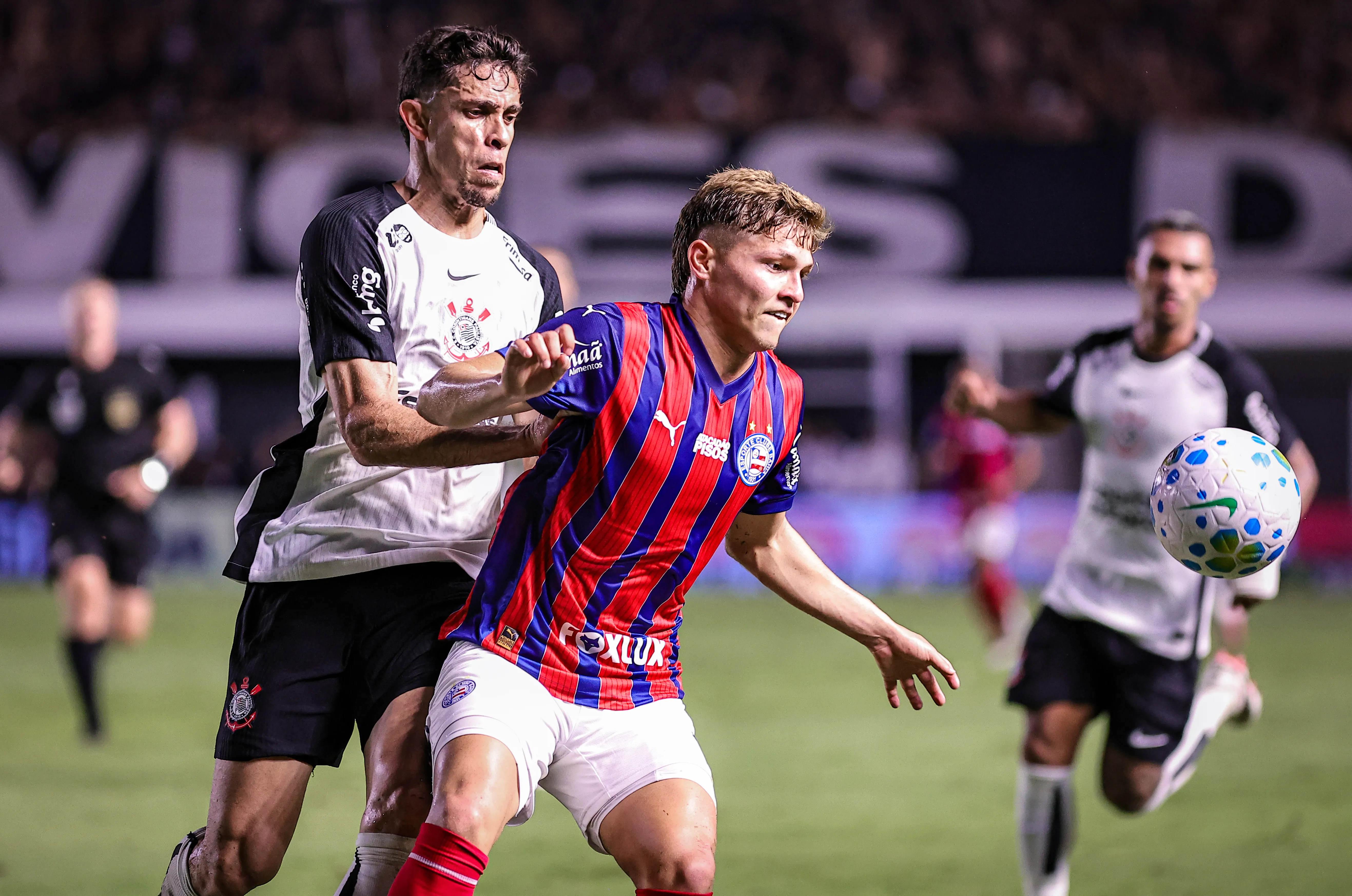 Corinthians perde para o Bahia pelo Brasileirão. Foto: Fabio Giannelli/AGIF