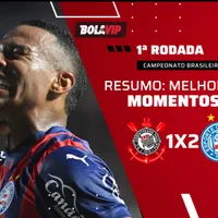 Corinthians sai na frente, mas sofre virada do Bahia na estreia do Brasileirão 2026