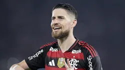RJ - RIO DE JANEIRO - 22/11/2025 - BRASILEIRO A 2025, FLAMENGO X BRAGANTINO - Jorginho jogador do Flamengo comemora seu gol durante partida contra o Bragantino no estadio Maracana pelo campeonato Brasileiro A 2025. Foto: Alexandre Loureiro/AGIF