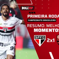 São Paulo vence o Flamengo de virada na estreia do Brasileirão